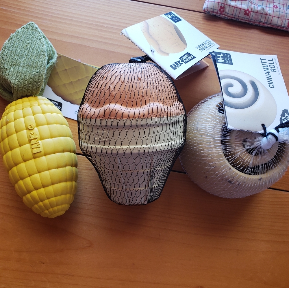 3 Bark Box Super Chewer Toys